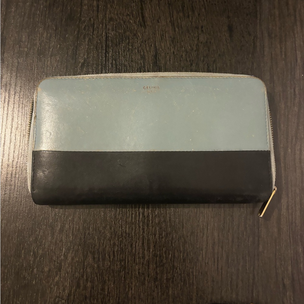 Celine 2012 leather Continental wallet